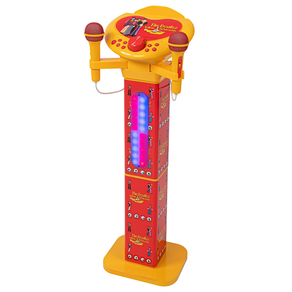 The Beatles - Yellow Submarine Pedestal Karaoke speaker - Rood/Geel